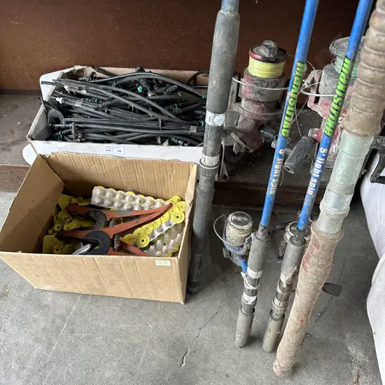 Taggers, irrigation, rods