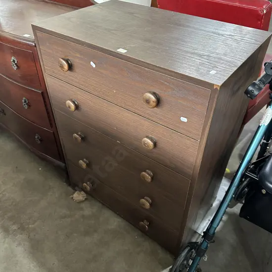 Chest and side drawers
