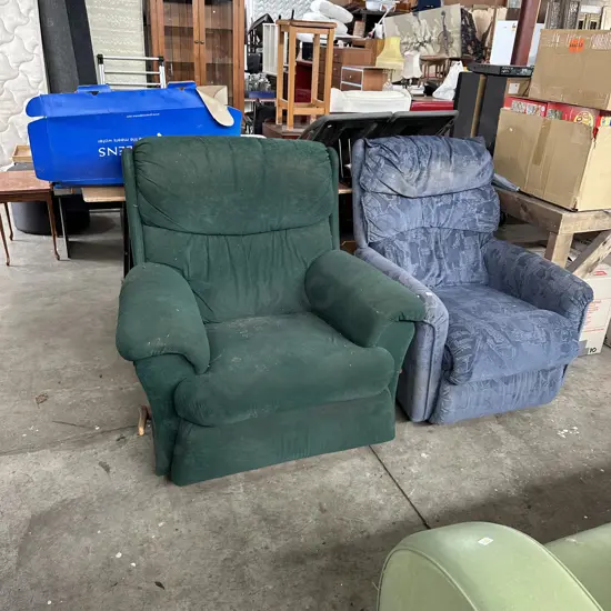 2 lounge chairs