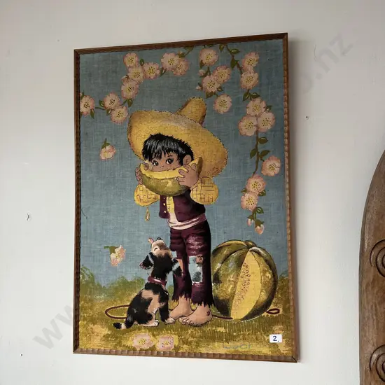 Vintage material picture