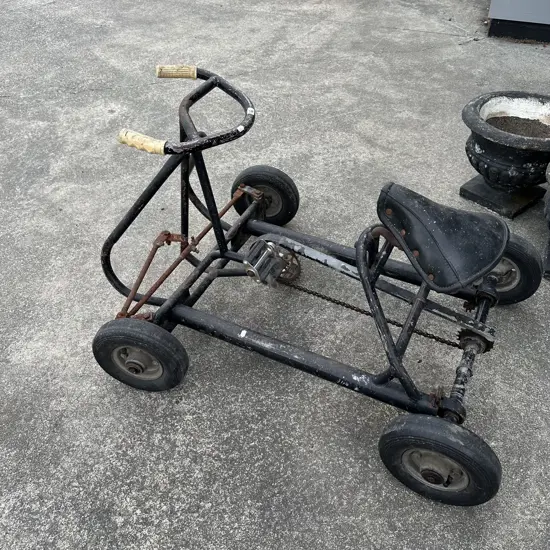 Home made pedal go cart