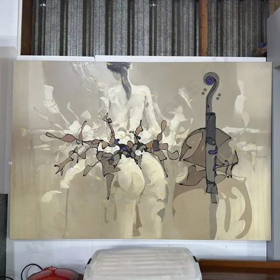 Oil painting by Australian artist Vencent