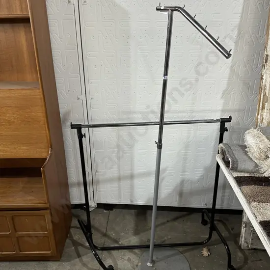 2 clothes racks