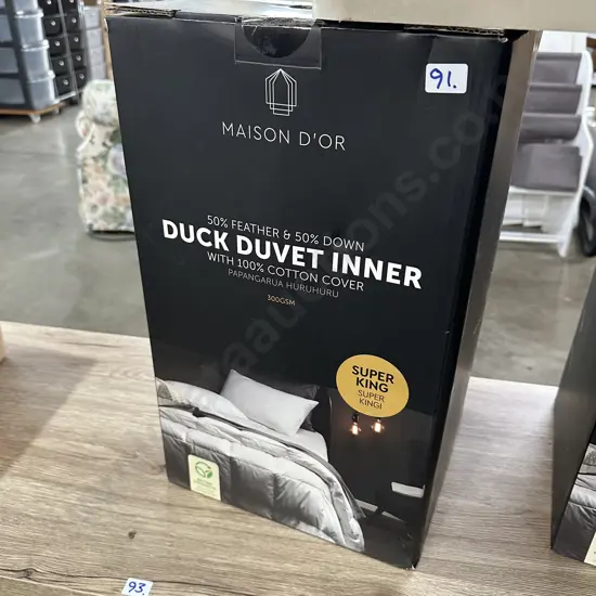 New super King duvet