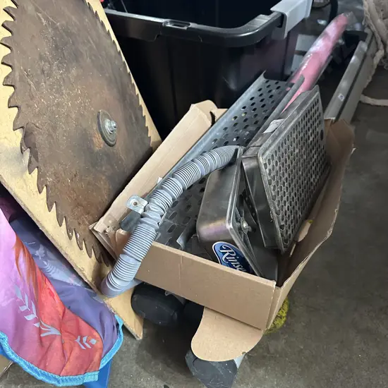 Roof racks, large saw blade etc