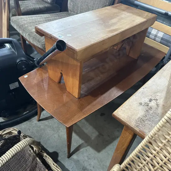 Coffee table and stool