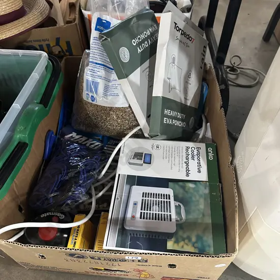 New cooler, birdseed etc