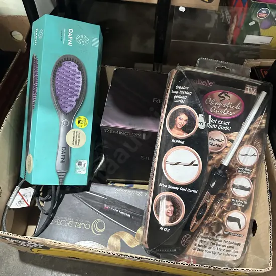 New curlers and brushes etc