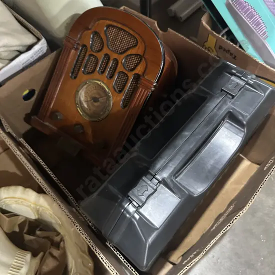 Portable cooker and radio