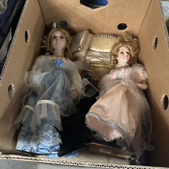 Dolls, bangles and wallets etc