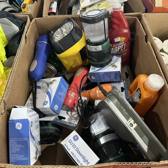 Torches, lanterns, bulbs etc