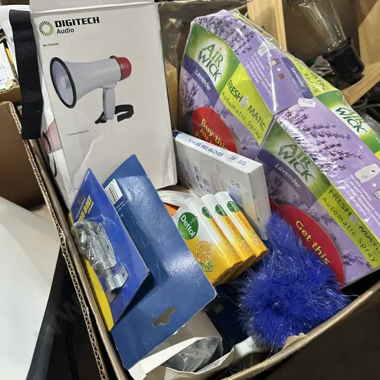 Cleaning products, mega mini etc