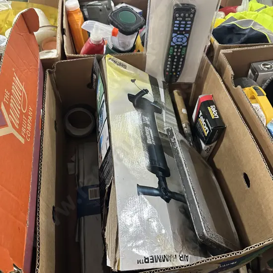 Air bed, new items etc