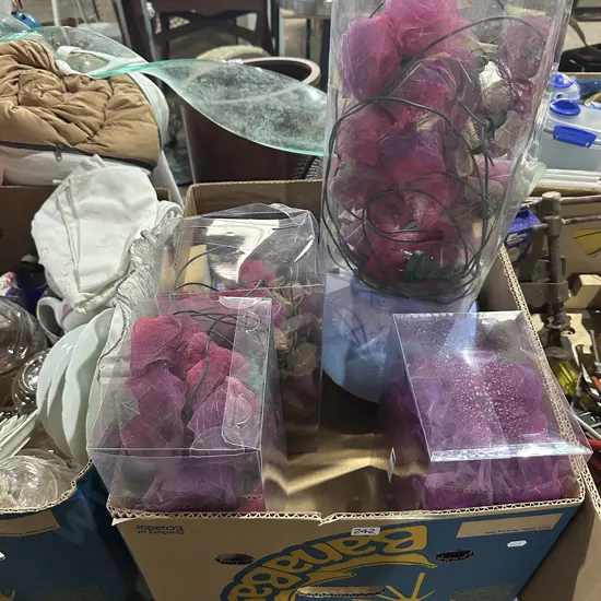 Electric flower decorations etc