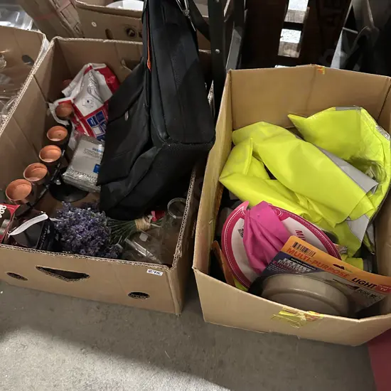 2 boxes new items etc