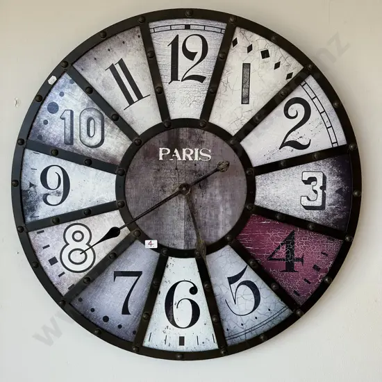 Paris wall clock