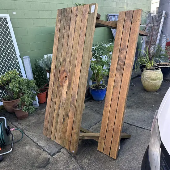 solid picnic table