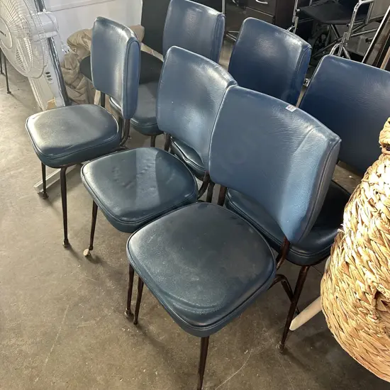 Set of 6 retro kitchen chairs