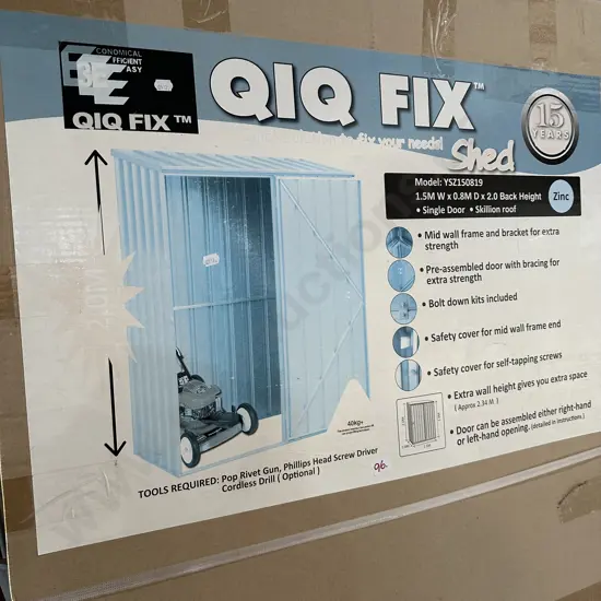 Flat pack garden shed