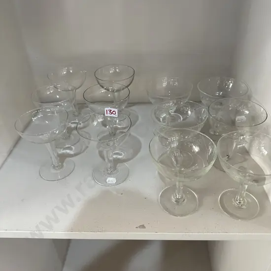 hollow steam champagne glasses