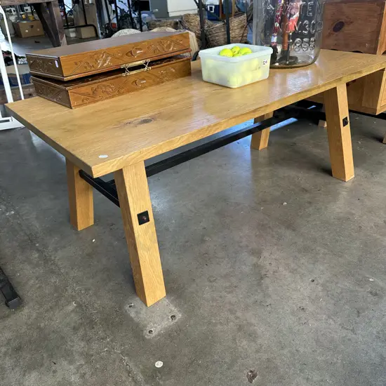 Oak coffee table