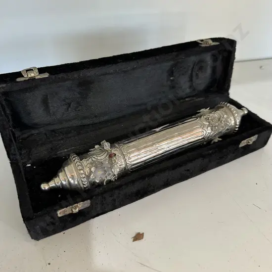 Cased certificate tube