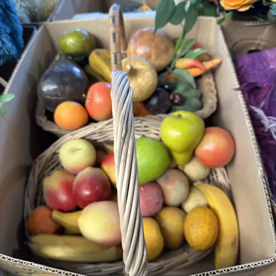 Baskets of fruit