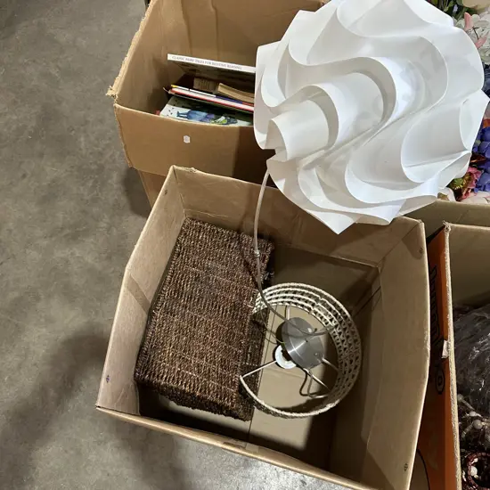 Light fitting and basket