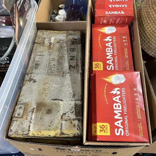 fire lighters and steel box