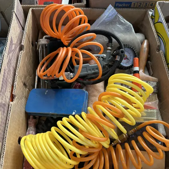 air tools and rollers etc