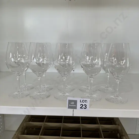 10 x Spiegelau wine glasses (with option on more)
