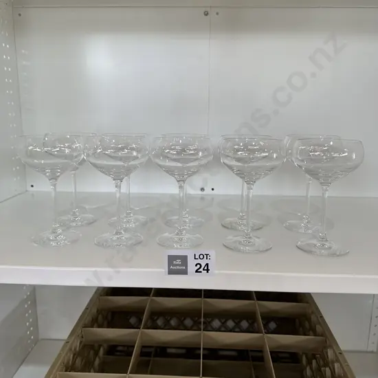 10 x Spiegelau Champagne saucers ( with option on more)
