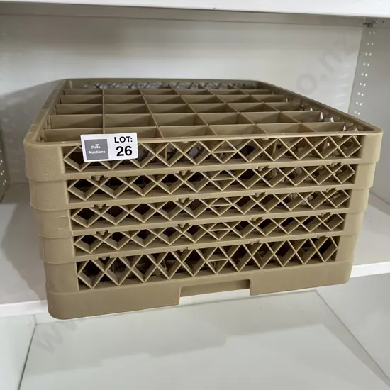 Empty tray for glassware ( with option on more)