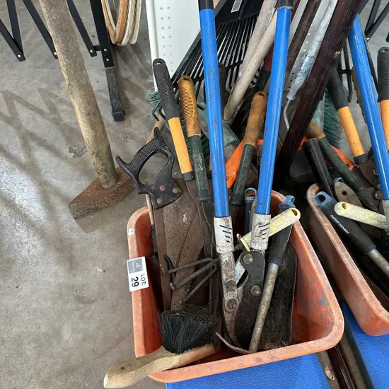 Large selection of tools
