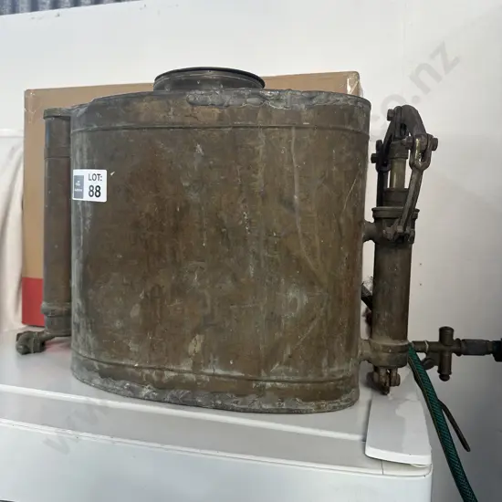 Brass  napsack sprayer as is