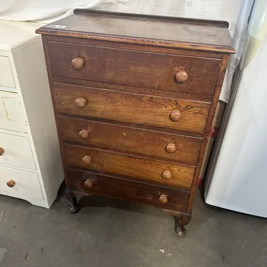 Oak chest drwers