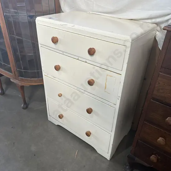 Painted chest drawers