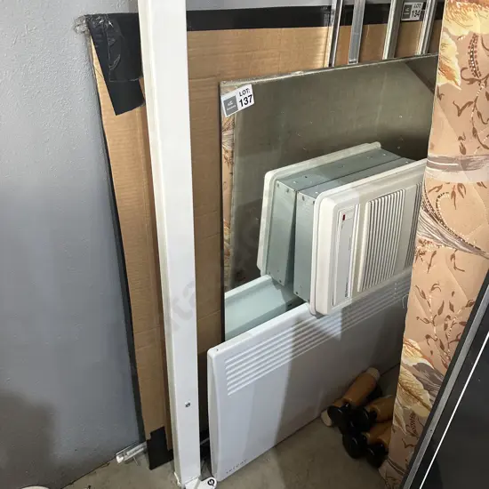 mirrors, heaters etc