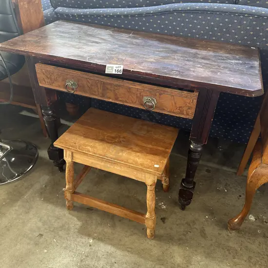 Colonial hall table and side table -AF