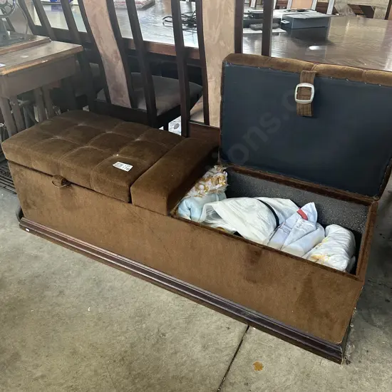 Blanket box and contents