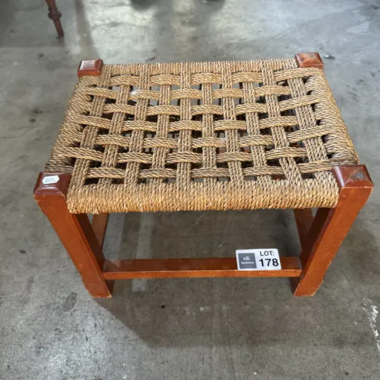 wicker top stool