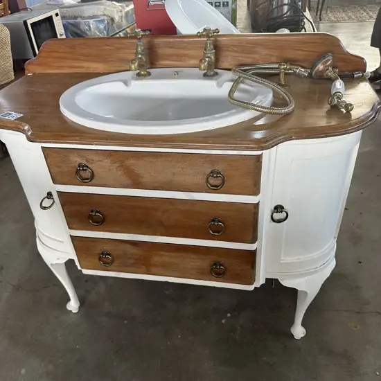 Bespoke vanity plus shower parts