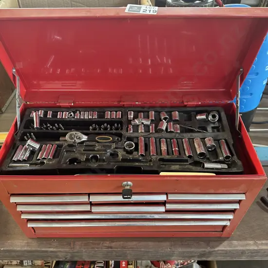 Tool box and socket set etc