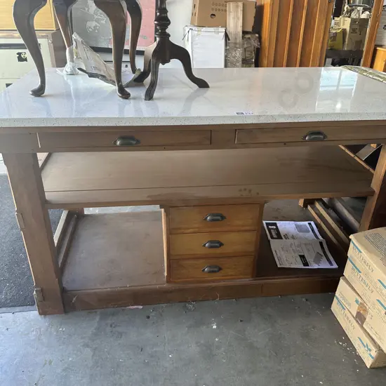 Kitchen Island - Bespoke & very solid
