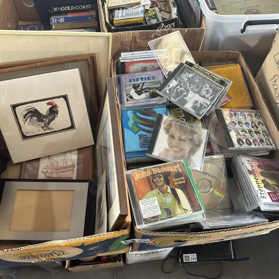 2 box CDs and pictures