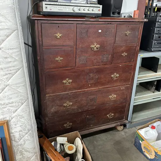 Large Kauri colonial restorers scotch chest