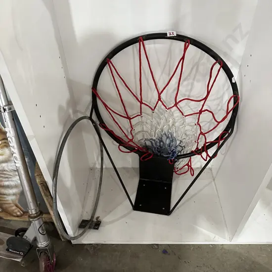 Basketball & netball hoops plus AB circle pro and hula