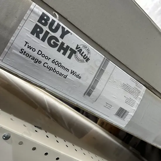 Flat packed cupboard