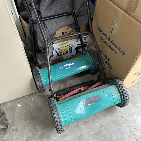 2 push mowers no catchers