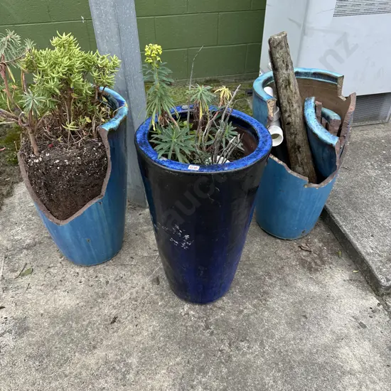 1 good tall pot and 2 for mosaics